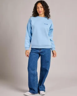 Jumpers & Hoodies*Rip Curl Ocean Tech Heritage Crew Sweatshirt Mid Blue