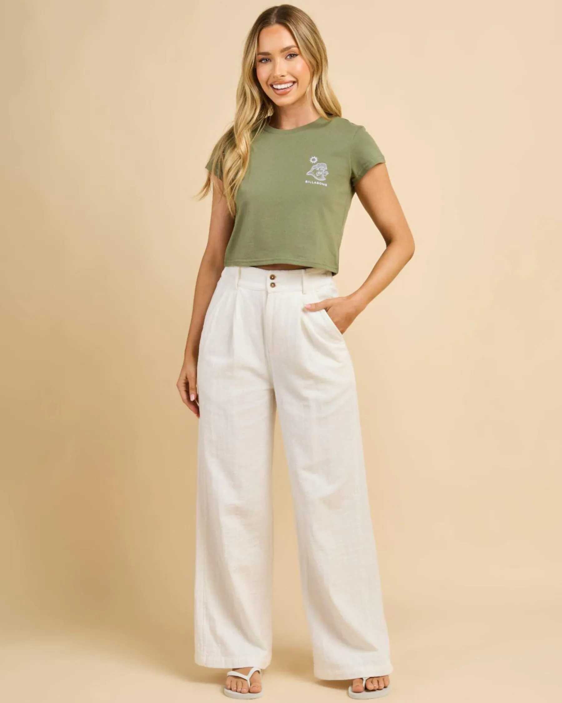 Tops*Billabong Oceans Greatest T-Shirt Luv Army