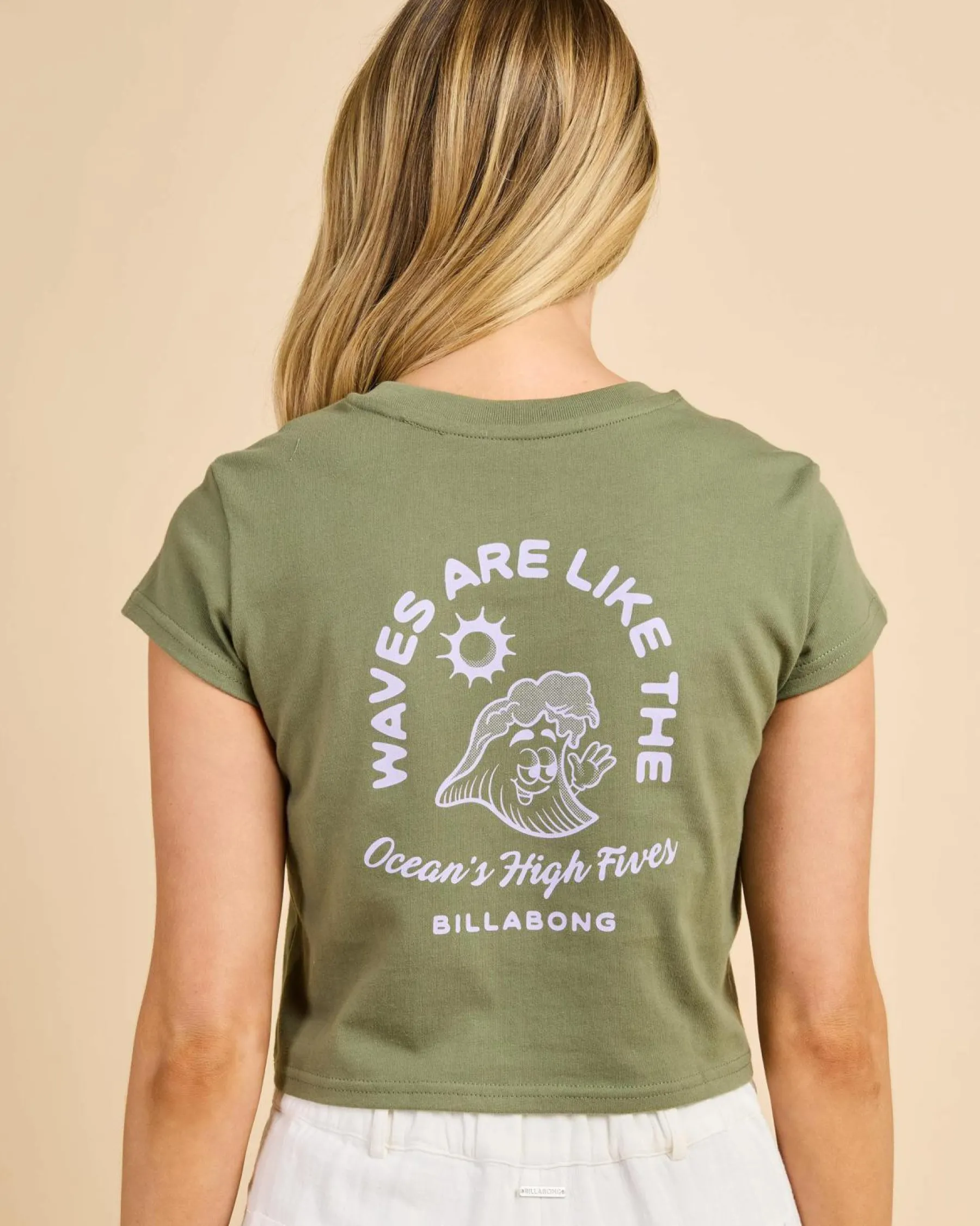 Tops*Billabong Oceans Greatest T-Shirt Luv Army