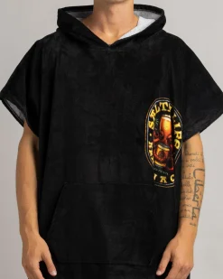 Beach Accessories & Towels*Salty Life Octobrew Hooded Towel Black