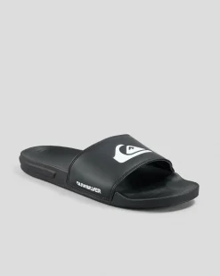 Slides*Quiksilver Odian Slides Black
