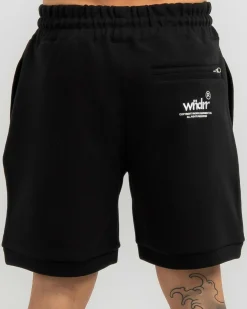 Shorts & Bottoms*Wndrr Offcut Tech Track Shorts Black