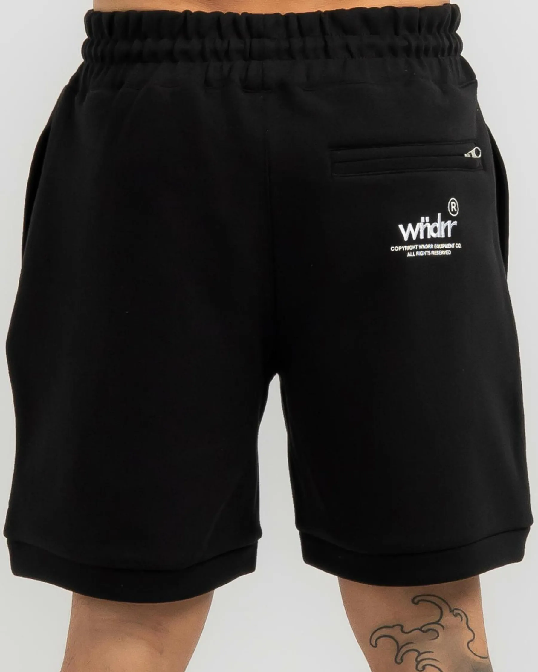 Shorts & Bottoms*Wndrr Offcut Tech Track Shorts Black