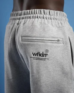 Shorts & Bottoms*Wndrr Offcut Tech Track Shorts Grey Marle