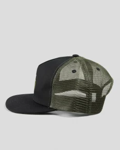 Headwear*Thunder OG Grenade Trucker Cap Black/olive