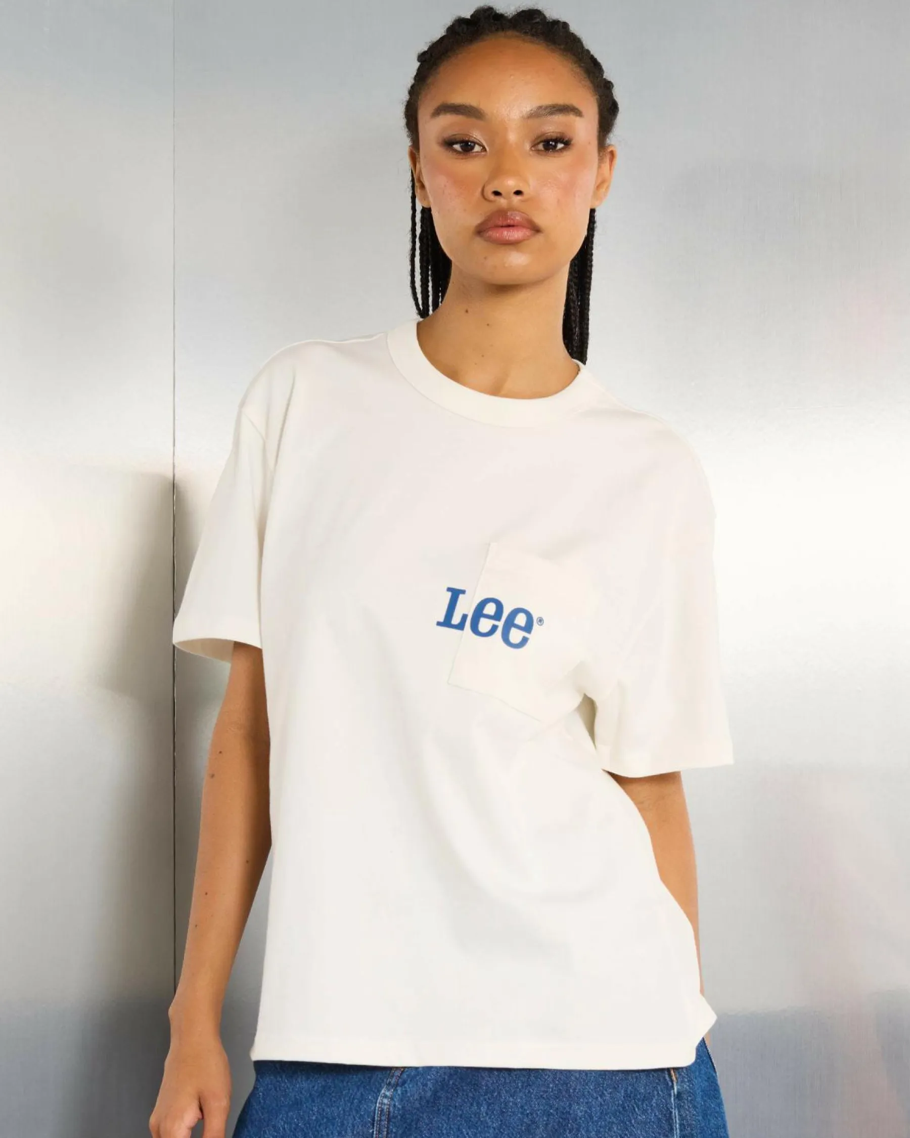 Tops*Lee OG Relaxed Pocket T-Shirt Vintage White