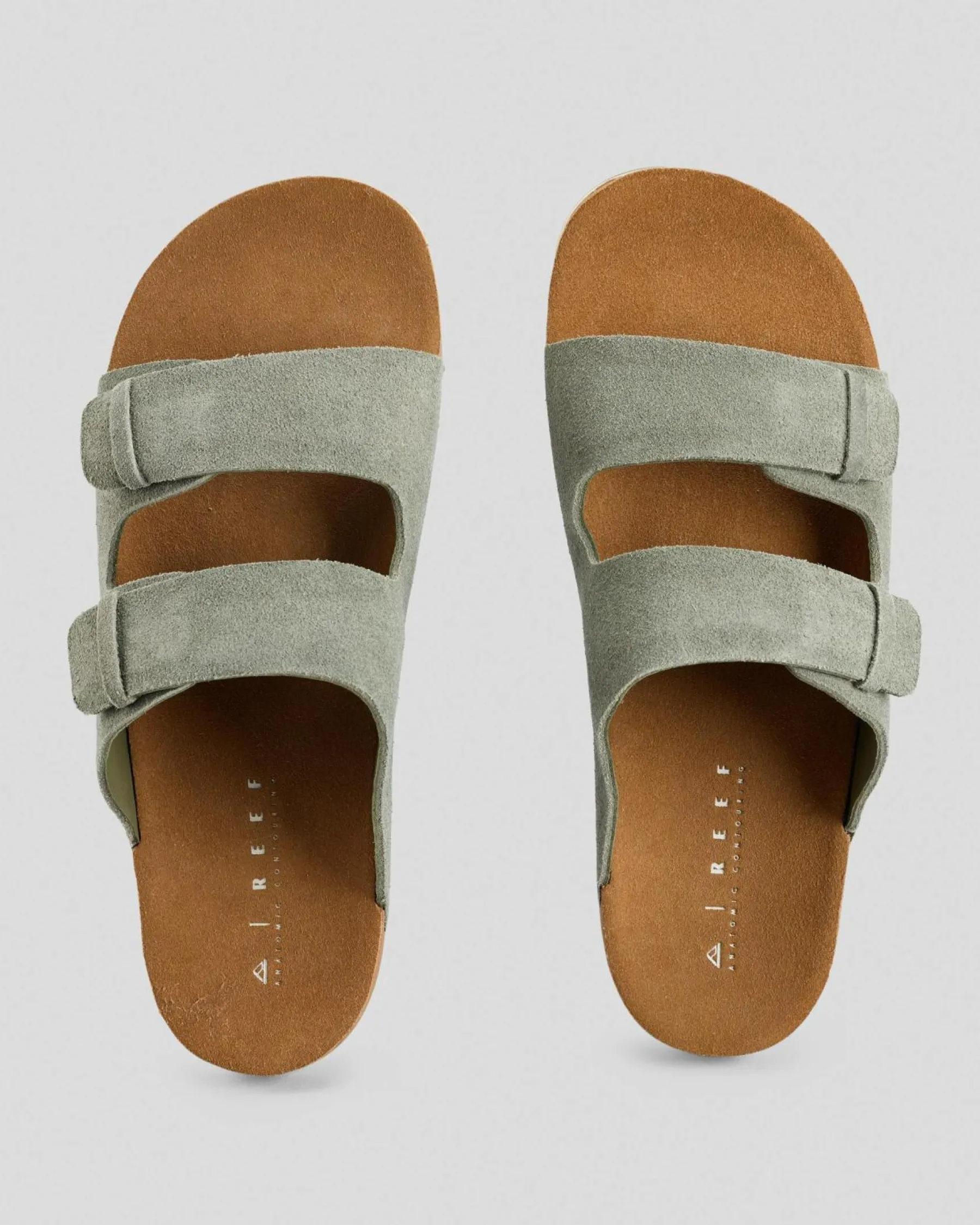 Flip Flops & Sandals*Reef Ojai Two Bar Sandals Faded Olive