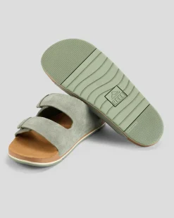Flip Flops & Sandals*Reef Ojai Two Bar Sandals Faded Olive