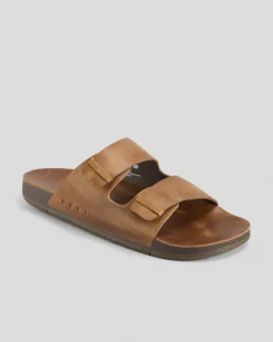 Flip Flops & Sandals*Reef Ojai Two Bar Sandals Dark Brown