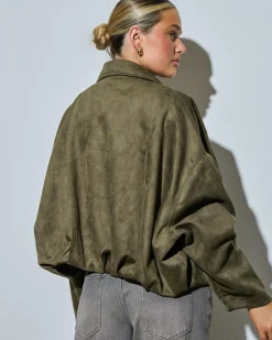Hot r Faux Suede Jacket Women Jackets & Coats