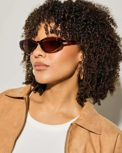 Sunglasses*Indie Eyewear Olivia Sunglasses Tort/gd Brn