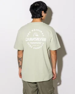 Tops & T-Shirts*Quiksilver Omni Checked T-Shirt Desert Sage
