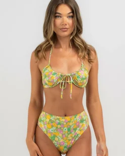 New On The Bright Side Maui High Waisted Bikini Bottom Women Bikinis