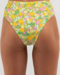 New On The Bright Side Maui High Waisted Bikini Bottom Women Bikinis