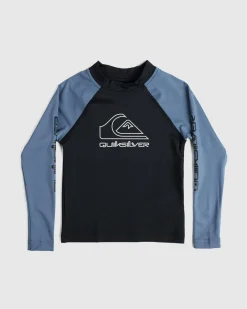 Rashies|Toddlers*Quiksilver On Tour Toddler's Long Sleeve Rash Vest China Blue