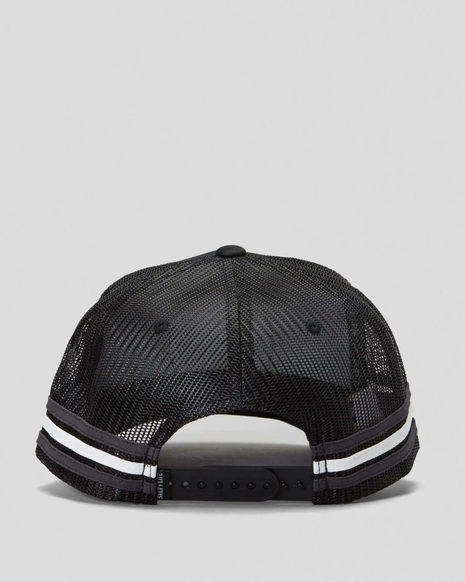 Headwear*Salty Life Once Bitten 3.0 Trucker Cap Black/black