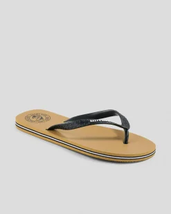 Flip Flops & Sandals*Salty Life Once Bitten Thongs Tan/black