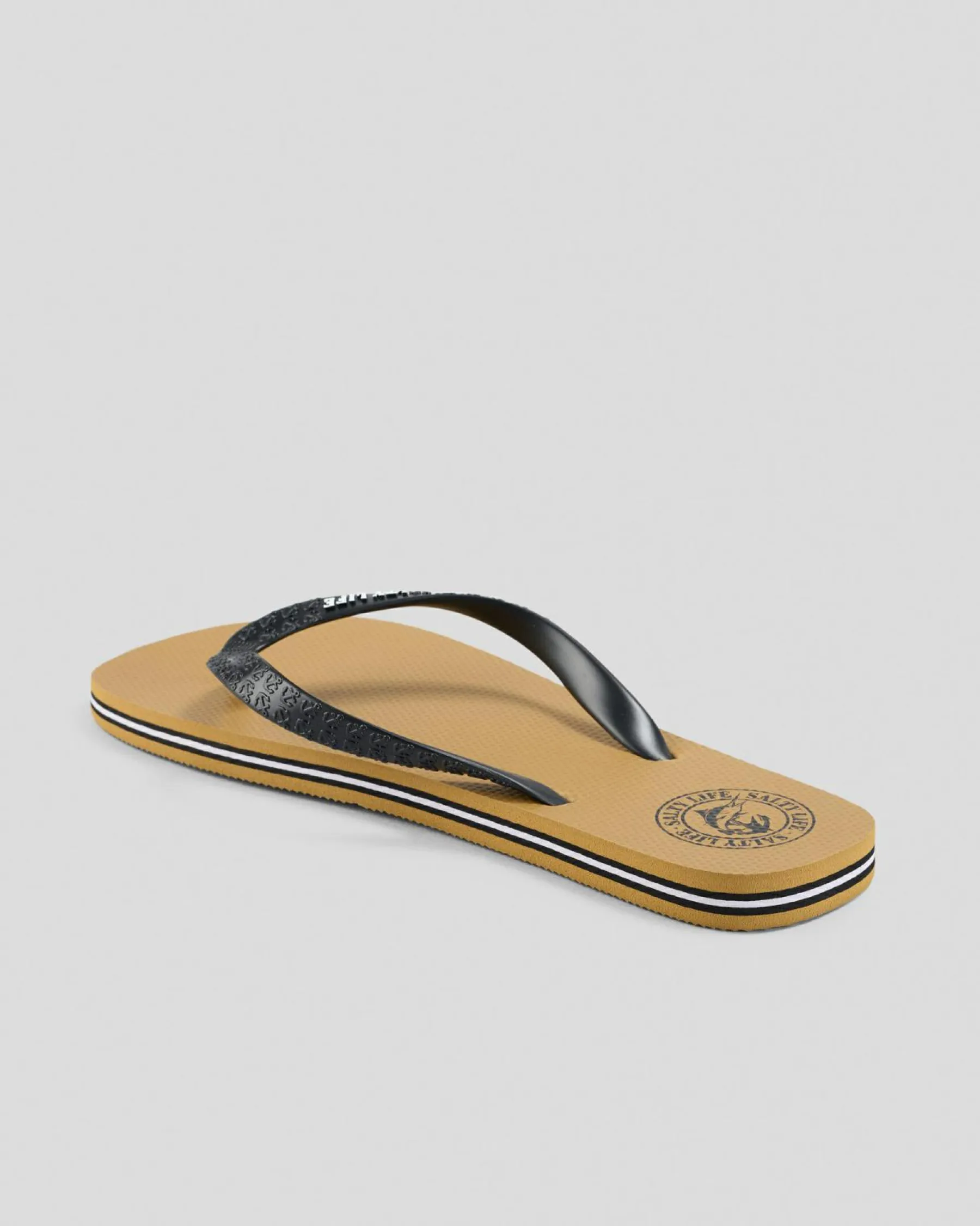 Flip Flops & Sandals*Salty Life Once Bitten Thongs Tan/black