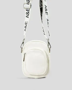 Bags*Ava And Ever Onyx Messenger Bag White