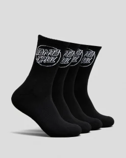 Online Opus Dot Crew Socks 4 Pack Socks