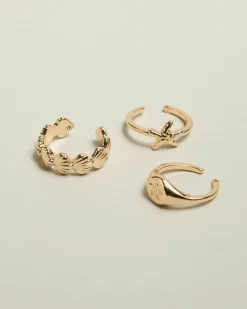 Jewelry*Karyn In LA Orana Toe Ring Pack Gold