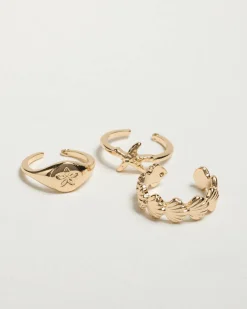 Jewelry*Karyn In LA Orana Toe Ring Pack Gold