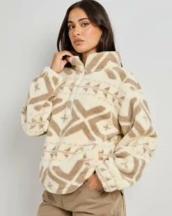 Jumpers & Hoodies*Mooloola Oregon Polar Fleece Beige