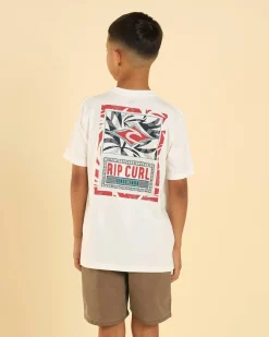 Tops & T-Shirts*Rip Curl Origin Palms T-Shirt Bone