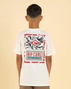 Tops & T-Shirts*Rip Curl Origin Palms T-Shirt Bone