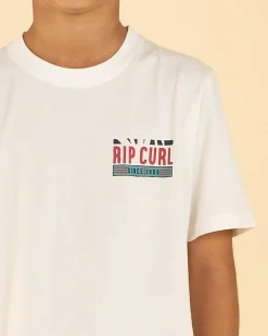 Tops & T-Shirts*Rip Curl Origin Palms T-Shirt Bone