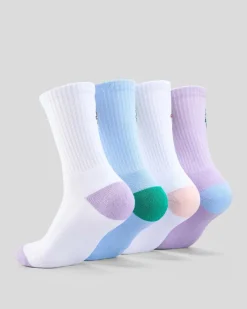 Socks*Santa Cruz Other Dot Crew Sock Pack Wht-vintage Blu-purple