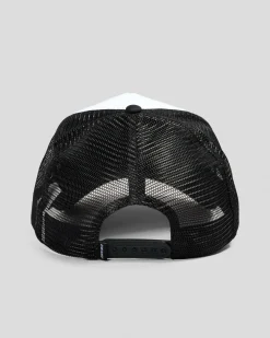 Headwear*Santa Cruz Other Dot Trucker Cap White/black