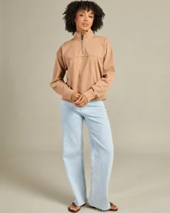 Our Town Zip Through Sweatshirt Women Jumpers & Hoodies