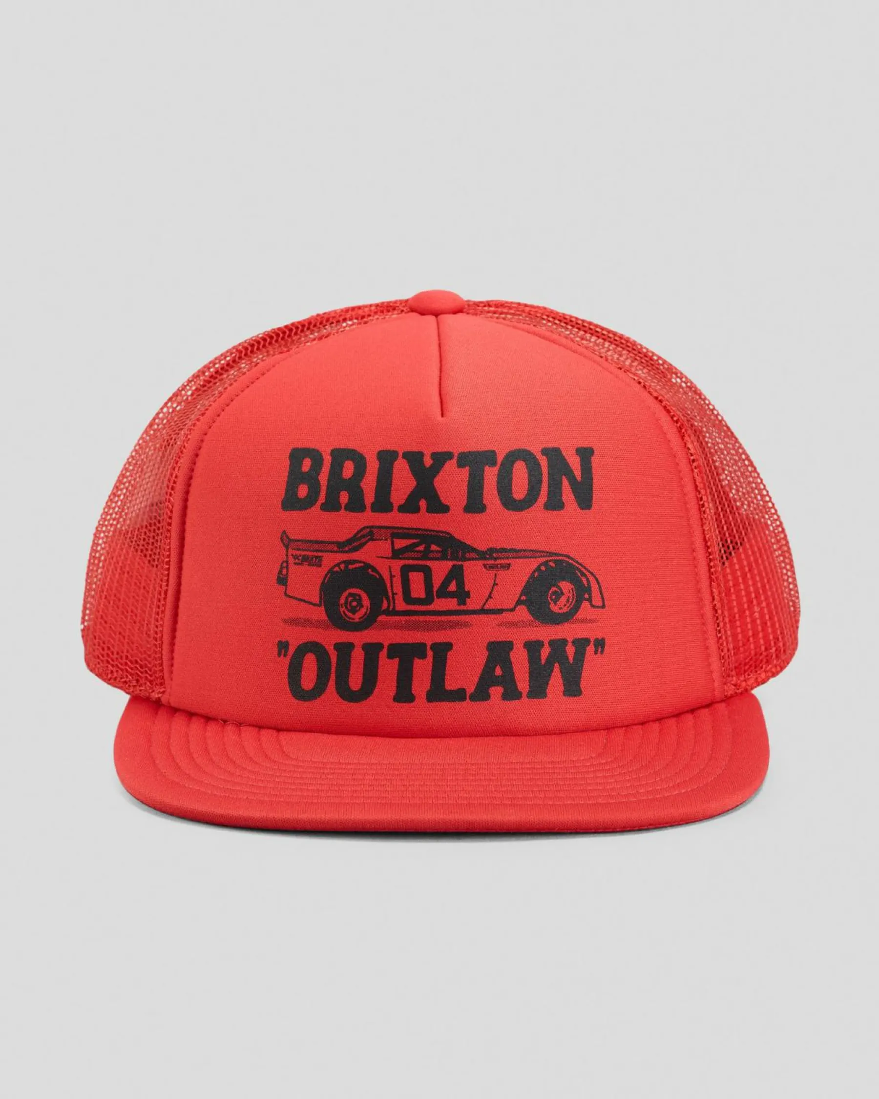 Headwear*Brixton Outlaw Trucker Cap Red/red