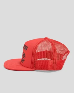 Headwear*Brixton Outlaw Trucker Cap Red/red
