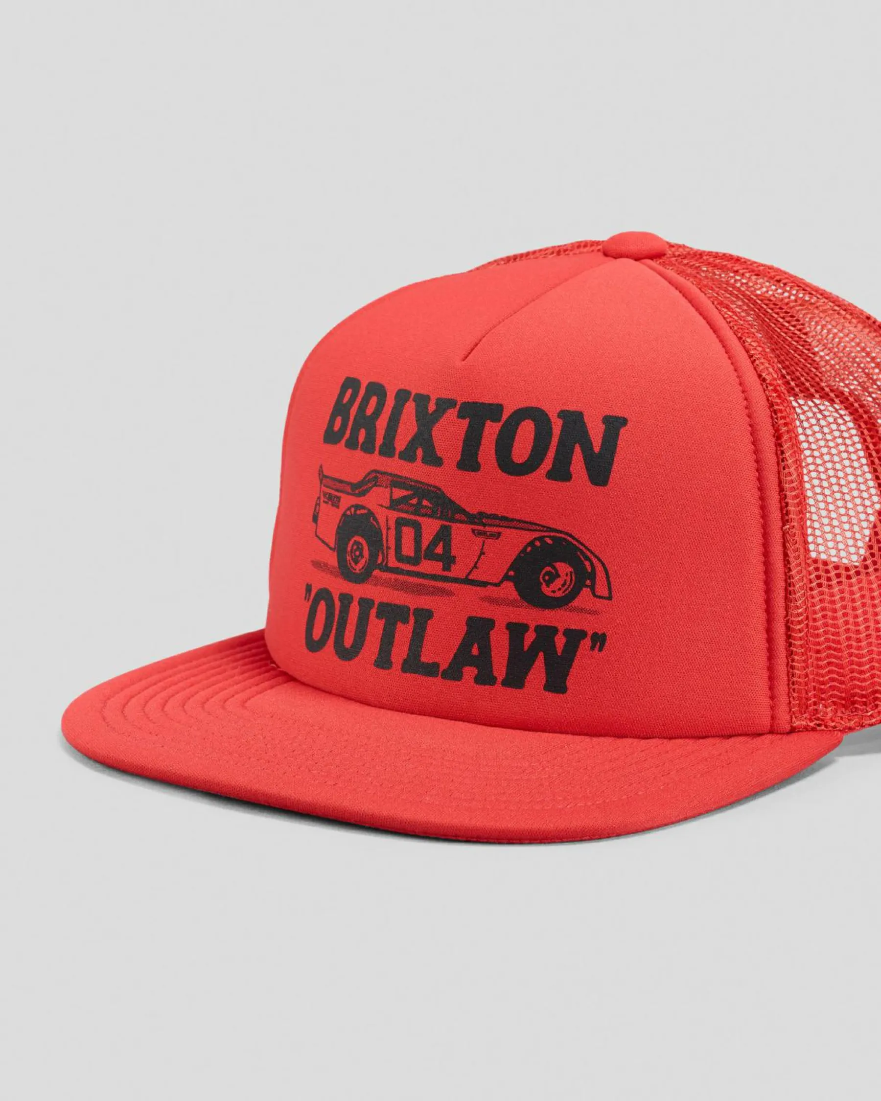 Headwear*Brixton Outlaw Trucker Cap Red/red