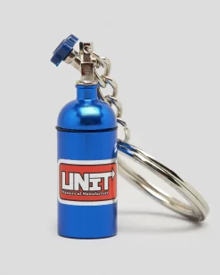 Gifts & Novelty*Unit Oxide Keyring Blue