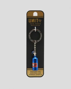 Gifts & Novelty*Unit Oxide Keyring Blue