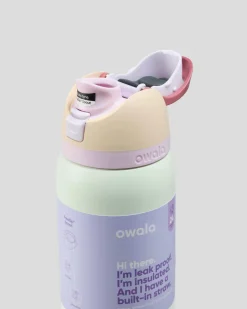 Bottles & Lunch Boxes|Bottles & Lunch Boxes*Owala 32oz FreeSip Stainless Steel Water Bottle Tan/mint