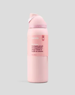 Bottles & Lunch Boxes|Bottles & Lunch Boxes*Owala 40oz FreeSip Stainless Steel Water Bottle Pink/pink