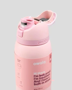 Bottles & Lunch Boxes|Bottles & Lunch Boxes*Owala 40oz FreeSip Stainless Steel Water Bottle Pink/pink