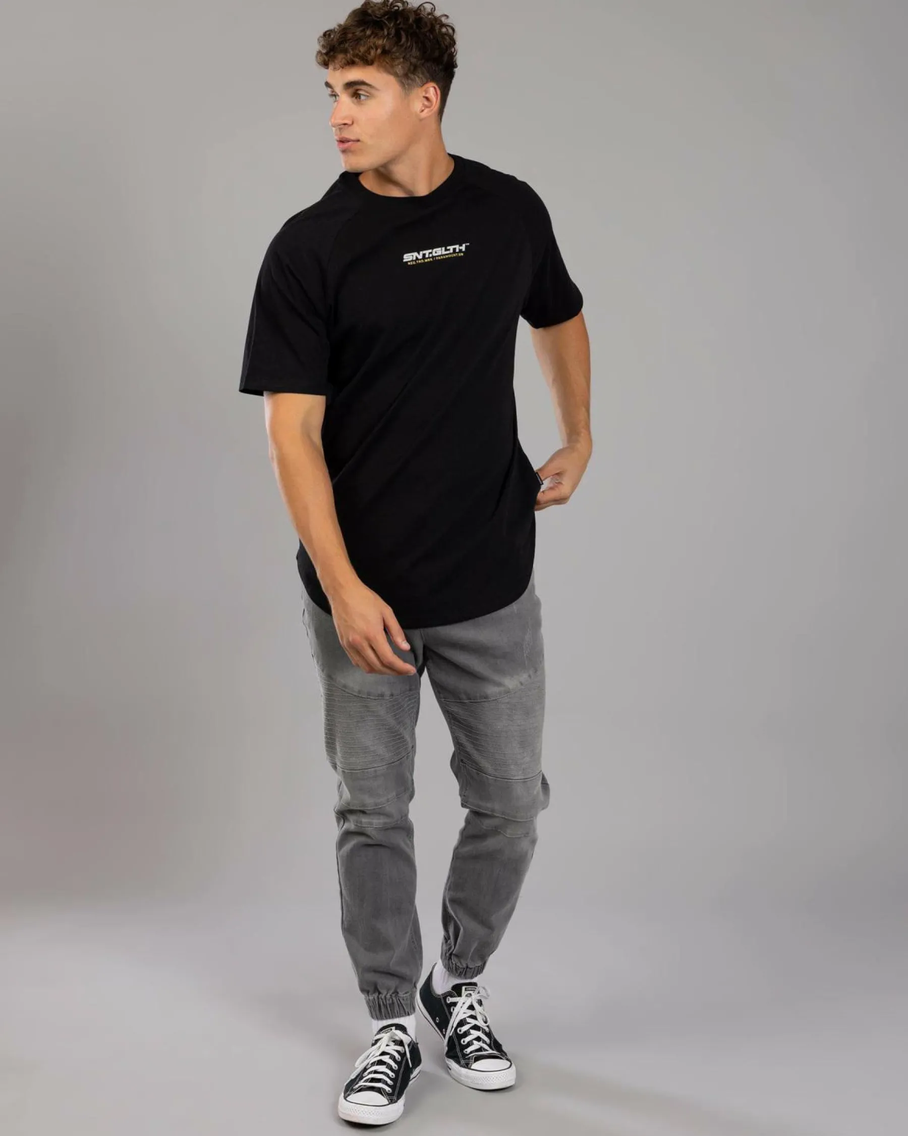 Tops & T-Shirts*St. Goliath Pace Raglan T-Shirt Black