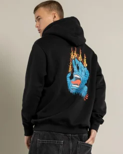 Hoodies & Sweatshirts*Santa Cruz Pace Ritual Hand Mono Strip Hoodie Black