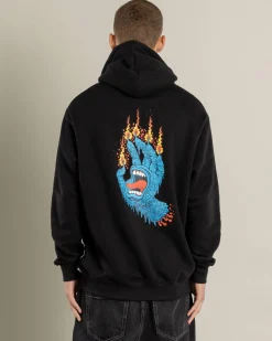 Hoodies & Sweatshirts*Santa Cruz Pace Ritual Hand Mono Strip Hoodie Black