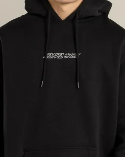 Hoodies & Sweatshirts*Santa Cruz Pace Ritual Hand Mono Strip Hoodie Black