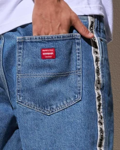 Denim|Shorts & Bottoms*Worship Supplies Pacer Big Dawg Jean Shorts Sky High Blue