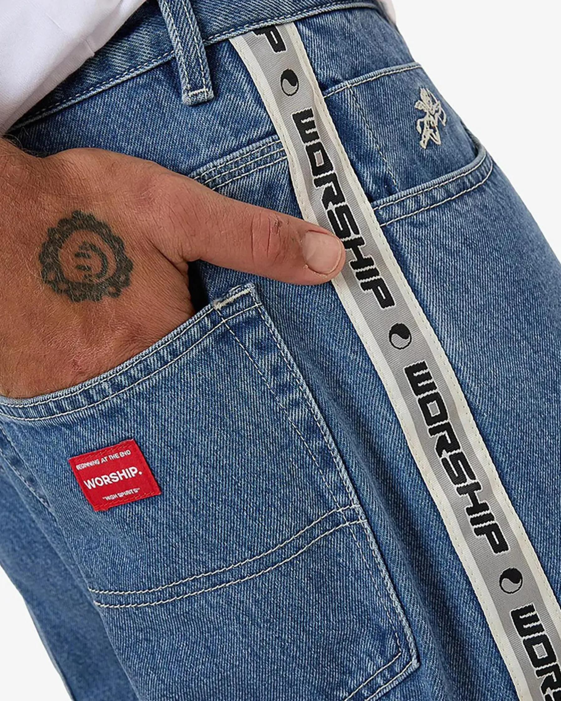 Denim|Shorts & Bottoms*Worship Supplies Pacer Big Dawg Jeans Sky High Blue