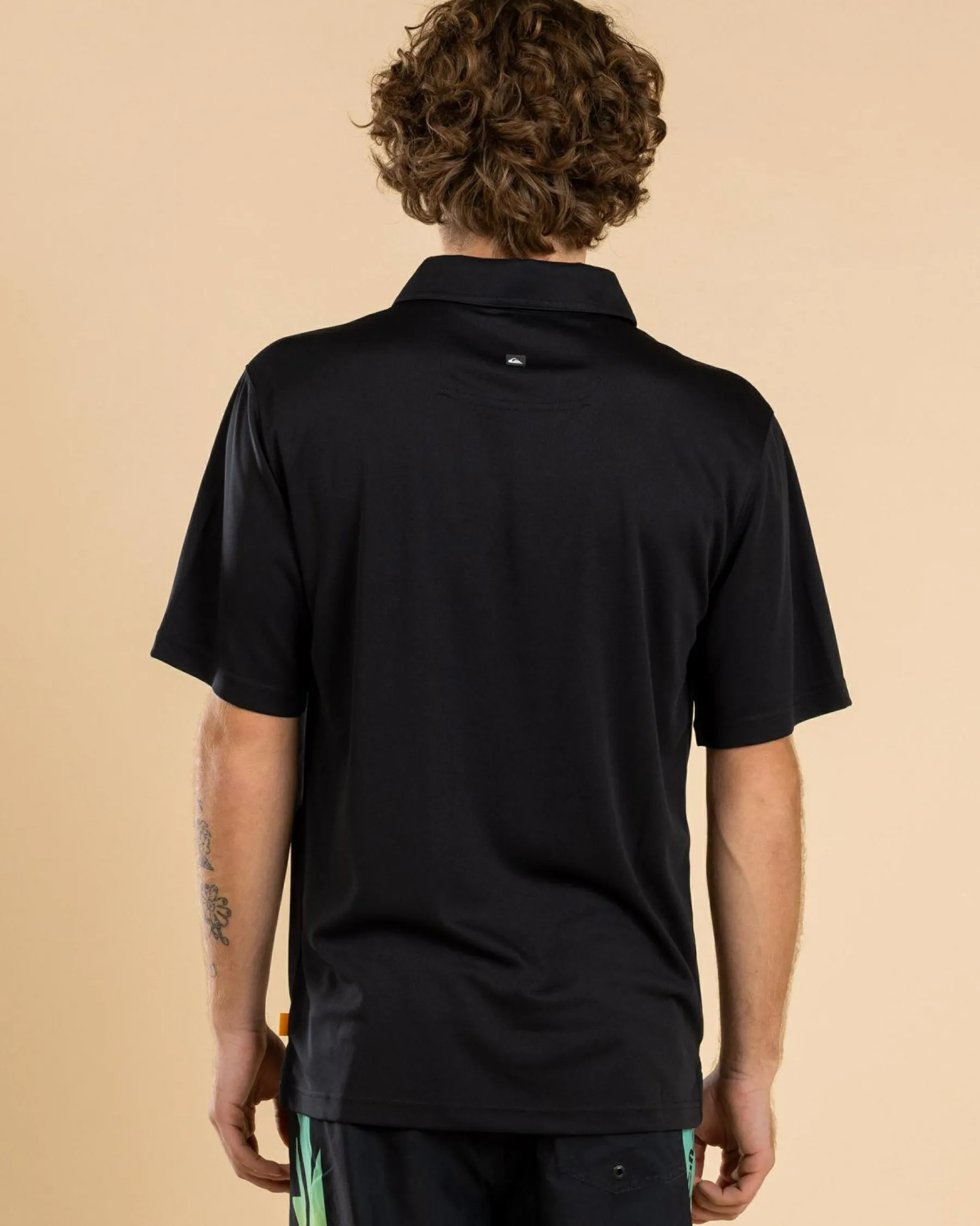 Tops & T-Shirts*Quiksilver Pacific Polo Shirt Black