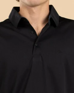 Tops & T-Shirts*Quiksilver Pacific Polo Shirt Black
