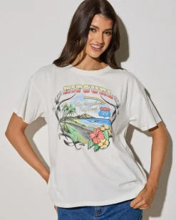 Tops*Rip Curl Pacific Rider Relaxed T-Shirt Bone